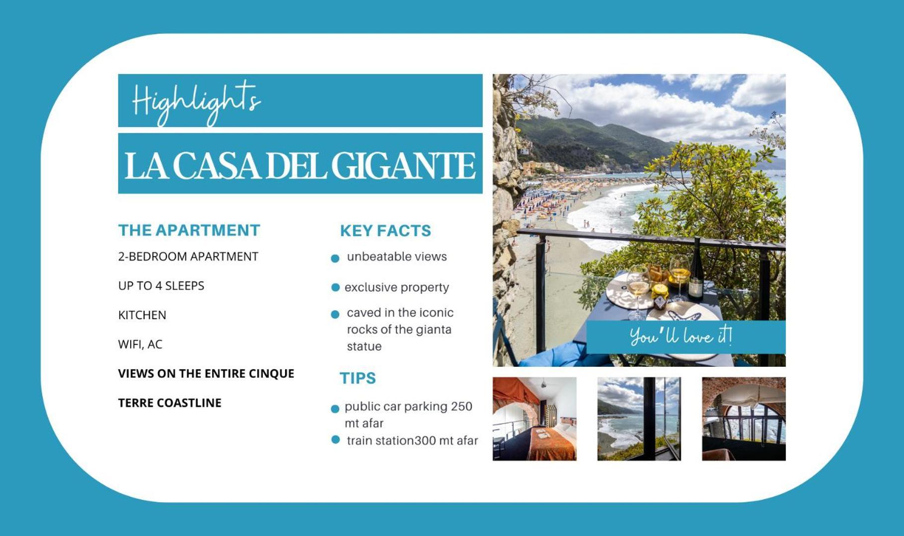 La Casa Del Gigante Luxury Collection Apartment Monterosso al Mare Exterior foto